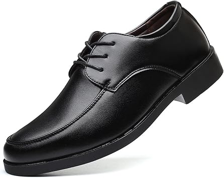 men's shoes men's leather dress shoes classic slip-on oxford shoes men's business shoes breathable heightening work shoes