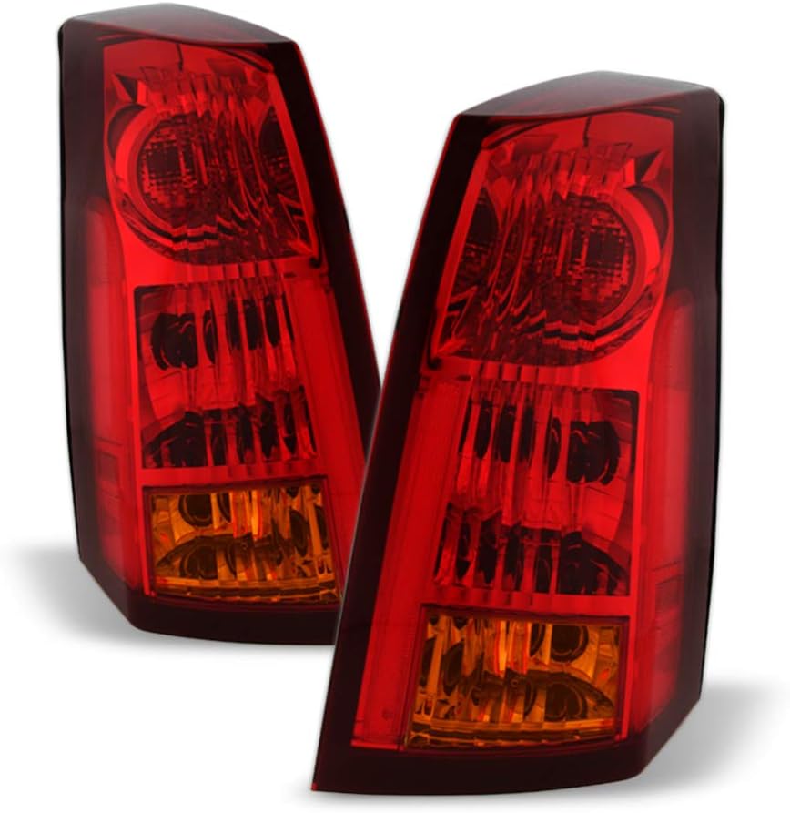 ACANII - For 2003-2007 Cadillac CTS [OE Factory Style] Tail Lights Brake Lamps Replacement Pair Driver & Passenger Side