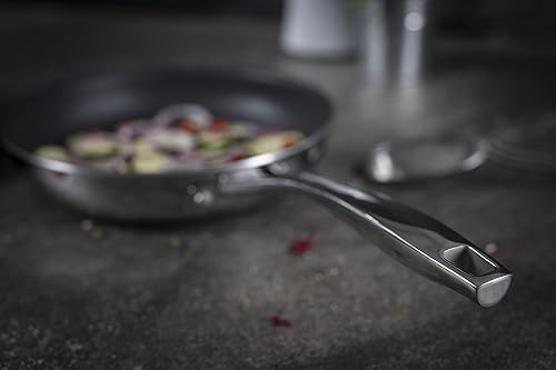 Miniatura 6 de KUHN RIKON Peak - Sartén antiadherente de inducción apta para horno, 12 pulgadas, color plateado