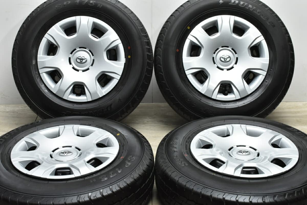 Amazon | 中古 タイヤホイール 4本セット 15インチ 6J +35 195/80R15 
