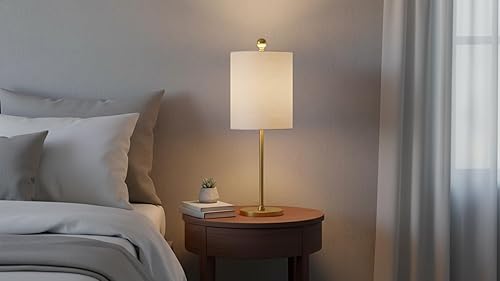 Miniatura 8 de Aspen Creative 31303 Pantalla de lámpara de construcción de araña en forma de tambor contemporáneo (cilindro) en blanco roto con textura, 8 pulgadas