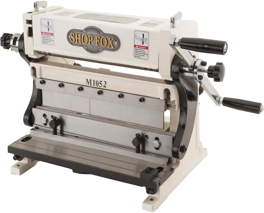 Fox Machine Shop Fox M1052 3-In-1 Sheet Metal Machine, 12-Inch - Power Rotary Tools ...