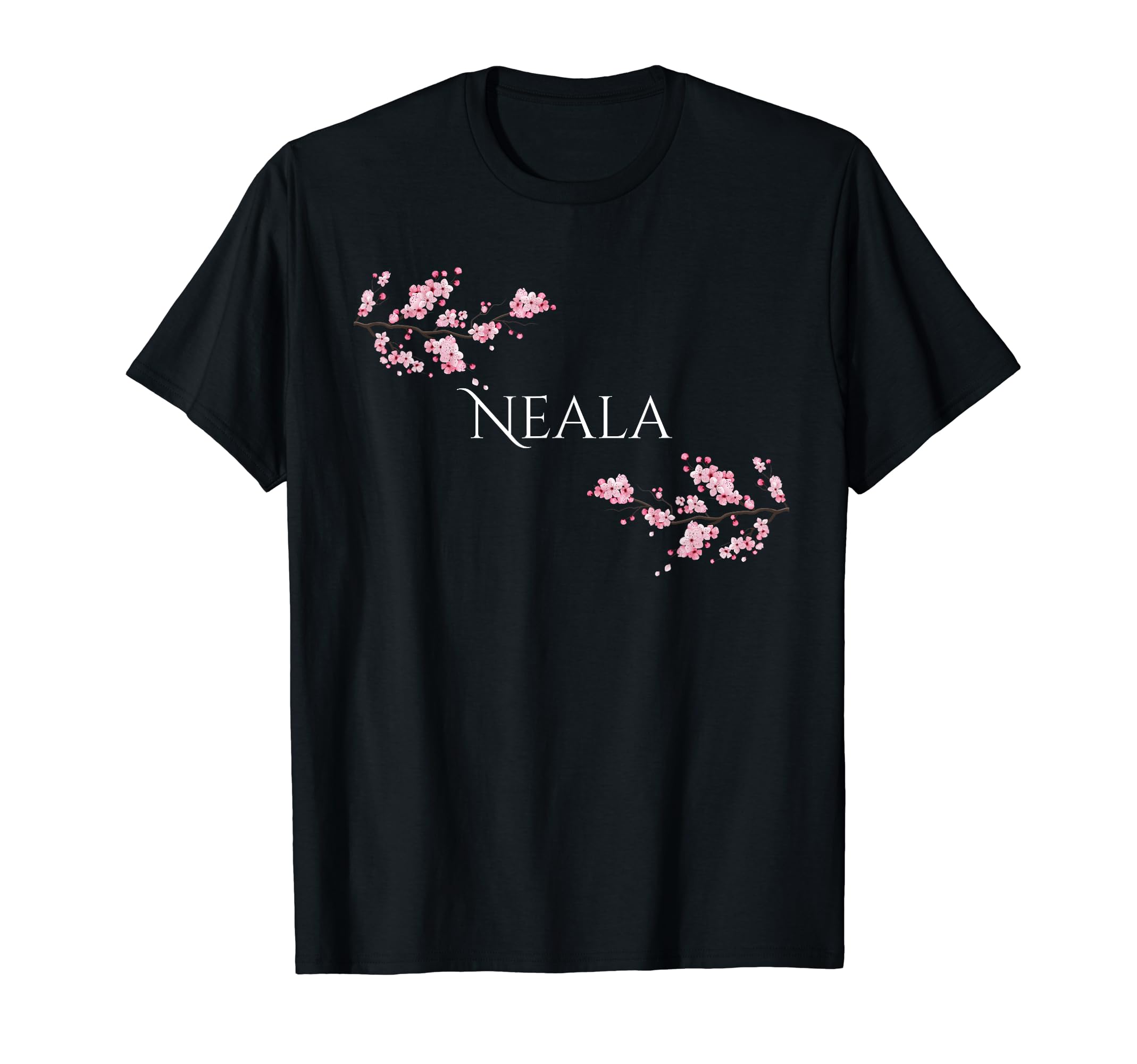 Neala name with blossom branches T-Shirt