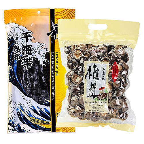 Onetang Dried Mushrooms 16 Oz And Yuho Kombu Dried Seaweed 14.10 Oz #TOP7