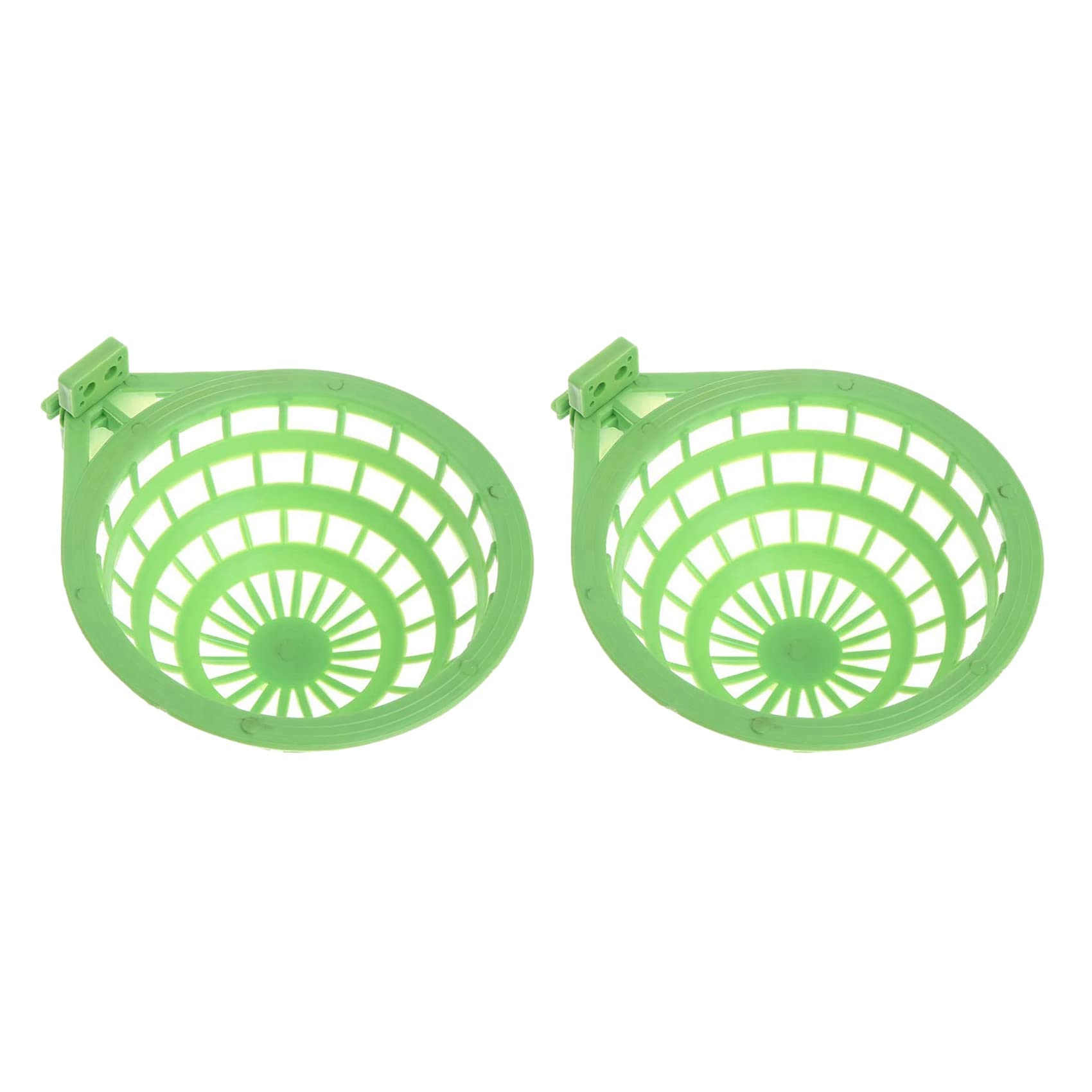 Fegtrty 2X Bird Nest Plastic Hollow Hanging Cage Eggs Hatching Tool Pan Parrot Canary