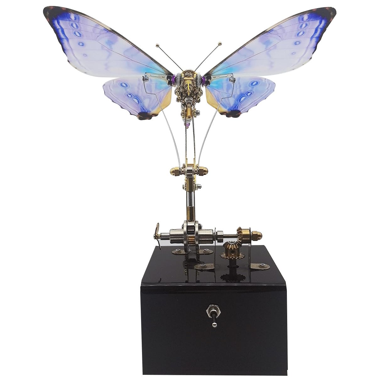 Steampunk - Puzzle in metallo 3D per adulti, con farfalla, 300 pezzi, per il montaggio fai da te