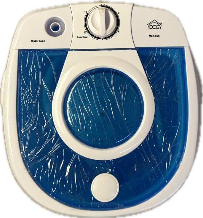 DCG Eltronic ML5950 Wasmachine, draagbaar, blauw, wit, 2 kg, 130 W, 36,5 cm - Afbeelding 4