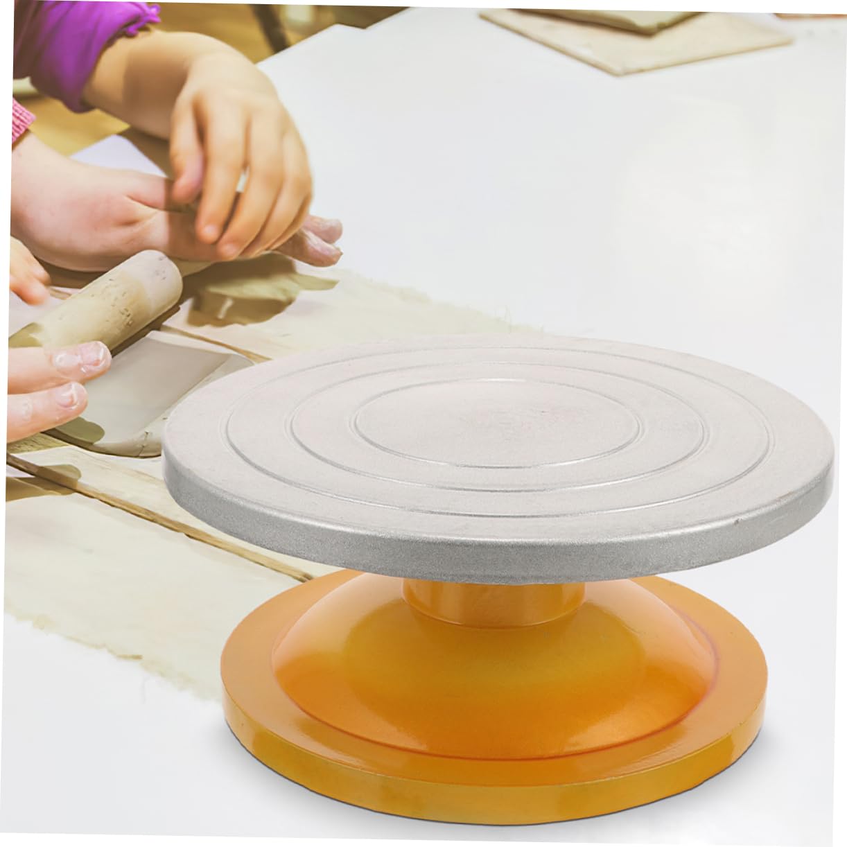 MAGICLULU Plateau Tournant pour Gâteau De 25 Cm Outil De Décoration De Gâteau Lisse Et sans Base