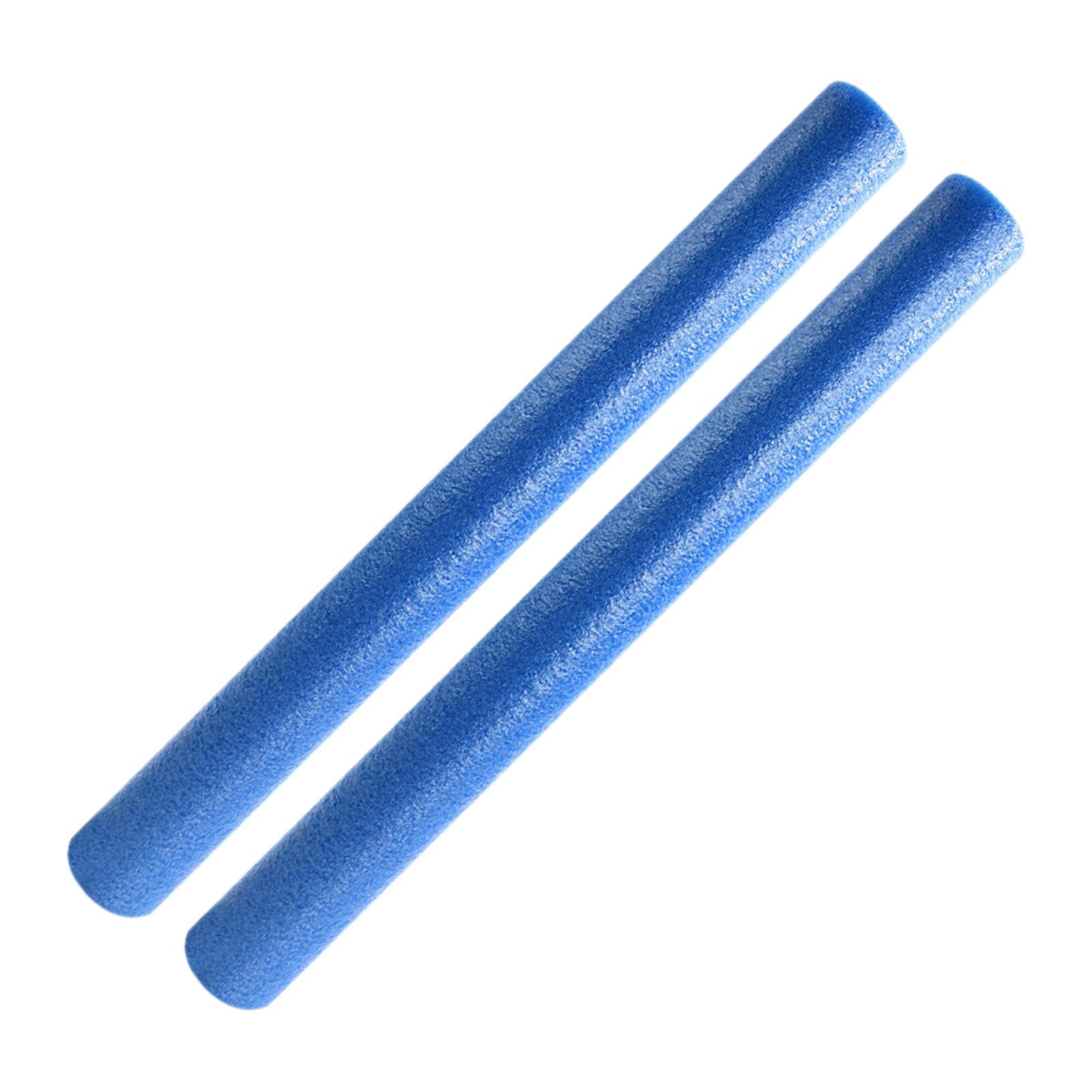 MFMEXUL 2 Pieces Boxing Sticks Training Sparring Sticks Lightweight Foam Shock Absorption Suitable for Teenagers Outdoor Sports A, blue, 75cm