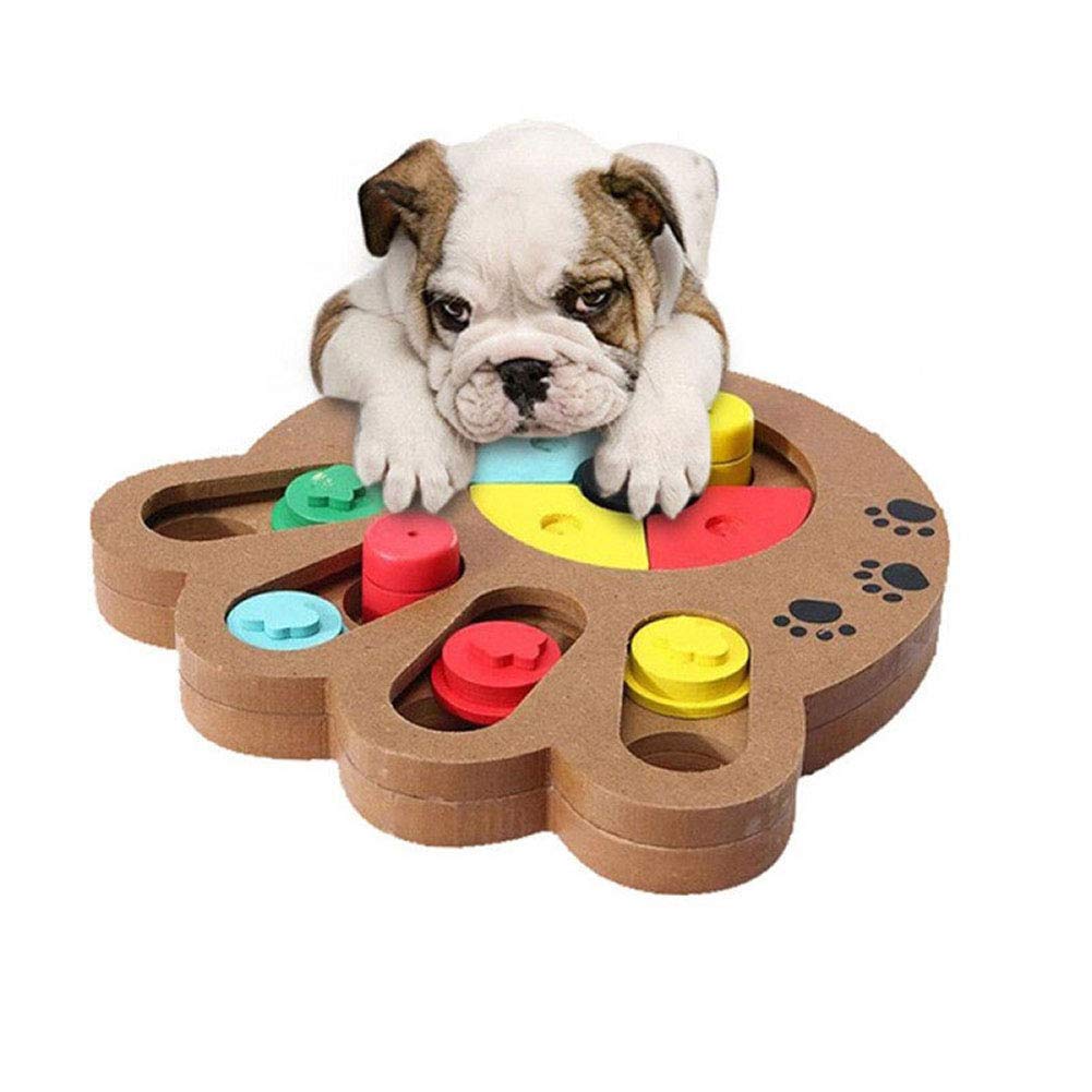 DIXIUZA Hound Dog Puzzle Toy, Interactive Dog Game Pet Dog IQ Training Toy Food Dispensing Puzzle Plate