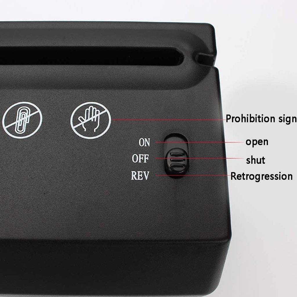 Eléctrica trituradora de Papel - Mini portátil trituradora de Escritorio de Oficina pequeña trituradora