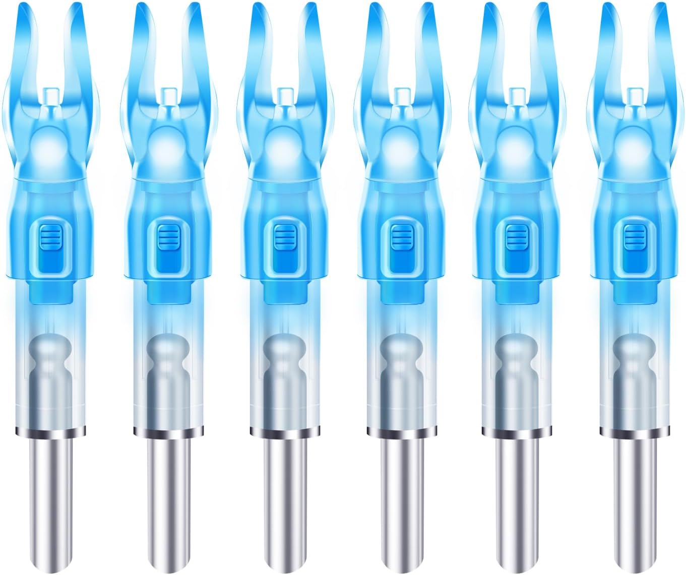 DZHONGD Lighted Nocks for Arrows with .246/ .244/ .233