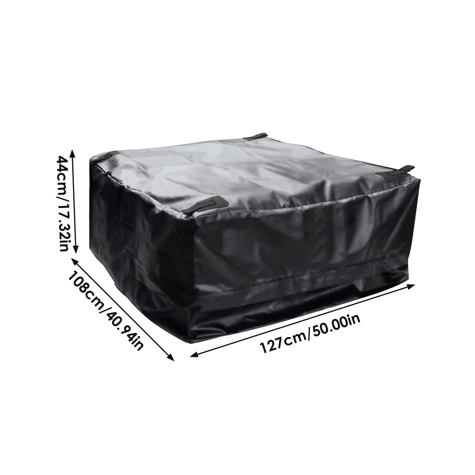 Sac de Transport pour Camion - Sac de Transport Haute Performance pour de Chargement de Camion, Sac de Toit Noir étanche, Support supérieur pour de Chargement de Pick-up, Sac de