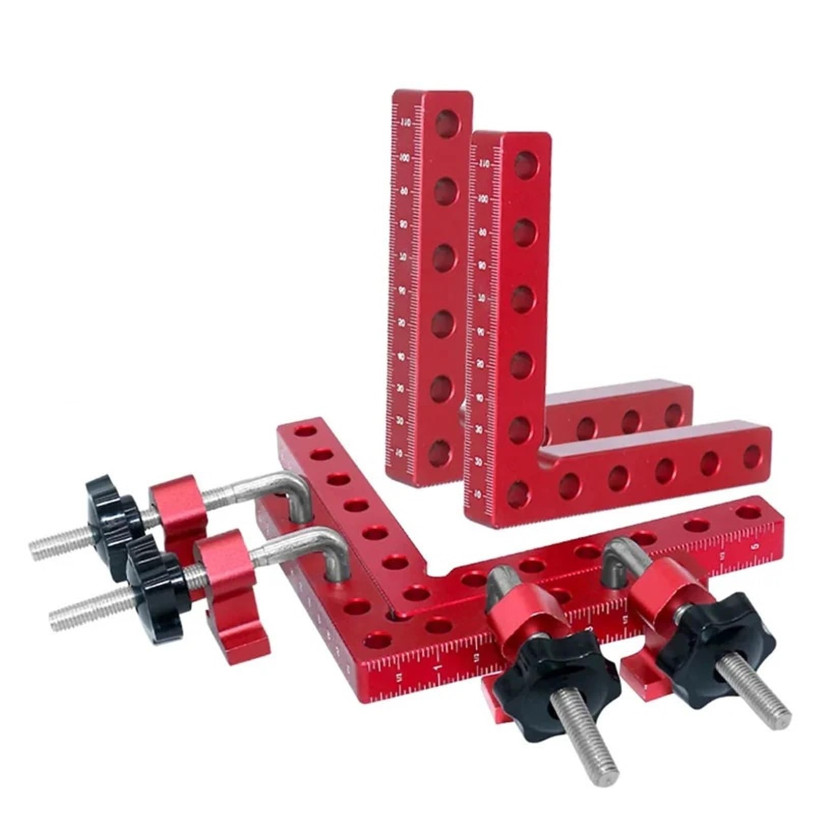Pinces d'angle pour le travail du bois guide équerre 90 degrés aluminium