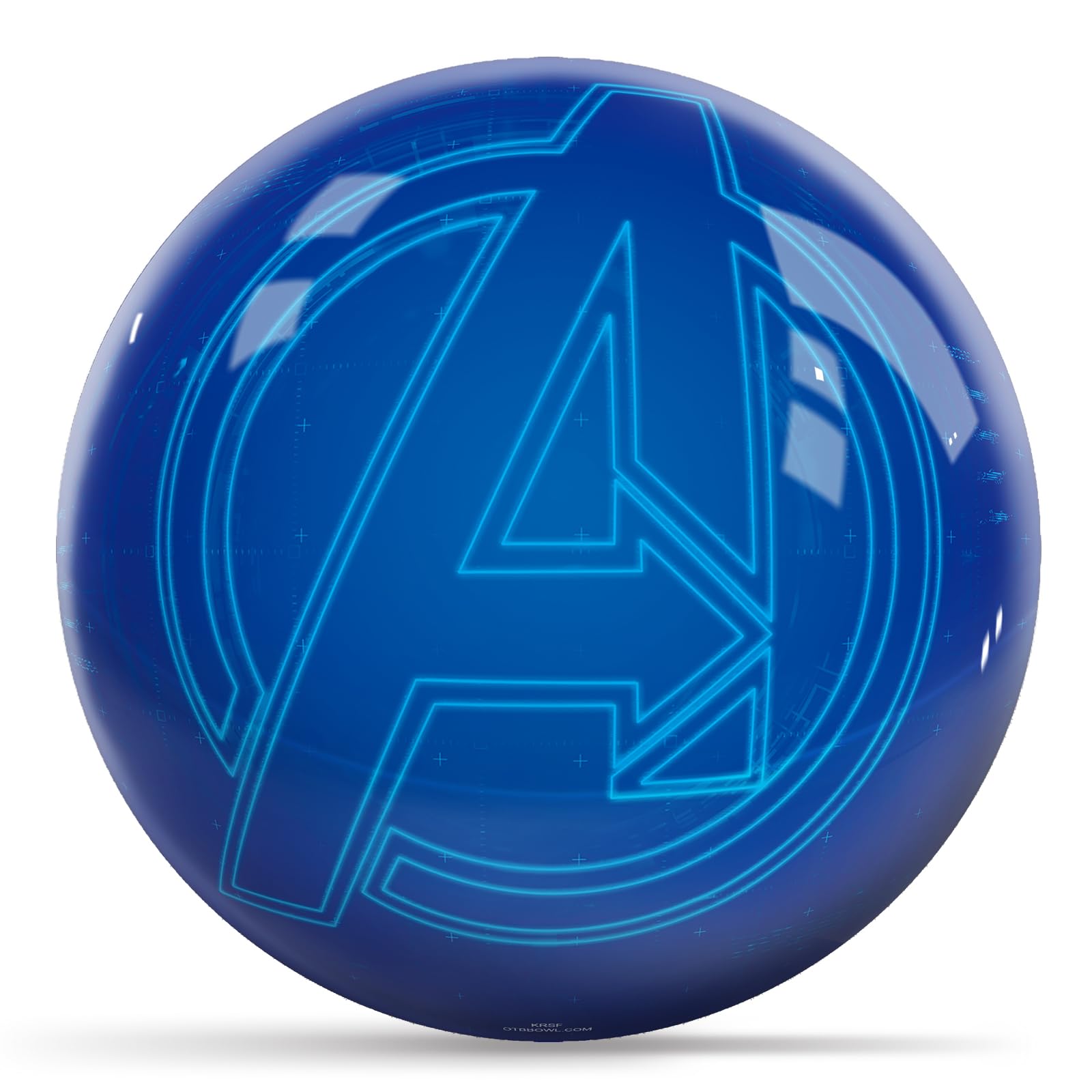 KR Strikeforce Marvel - Avengers - Blue Logo 14lb Bowling Ball