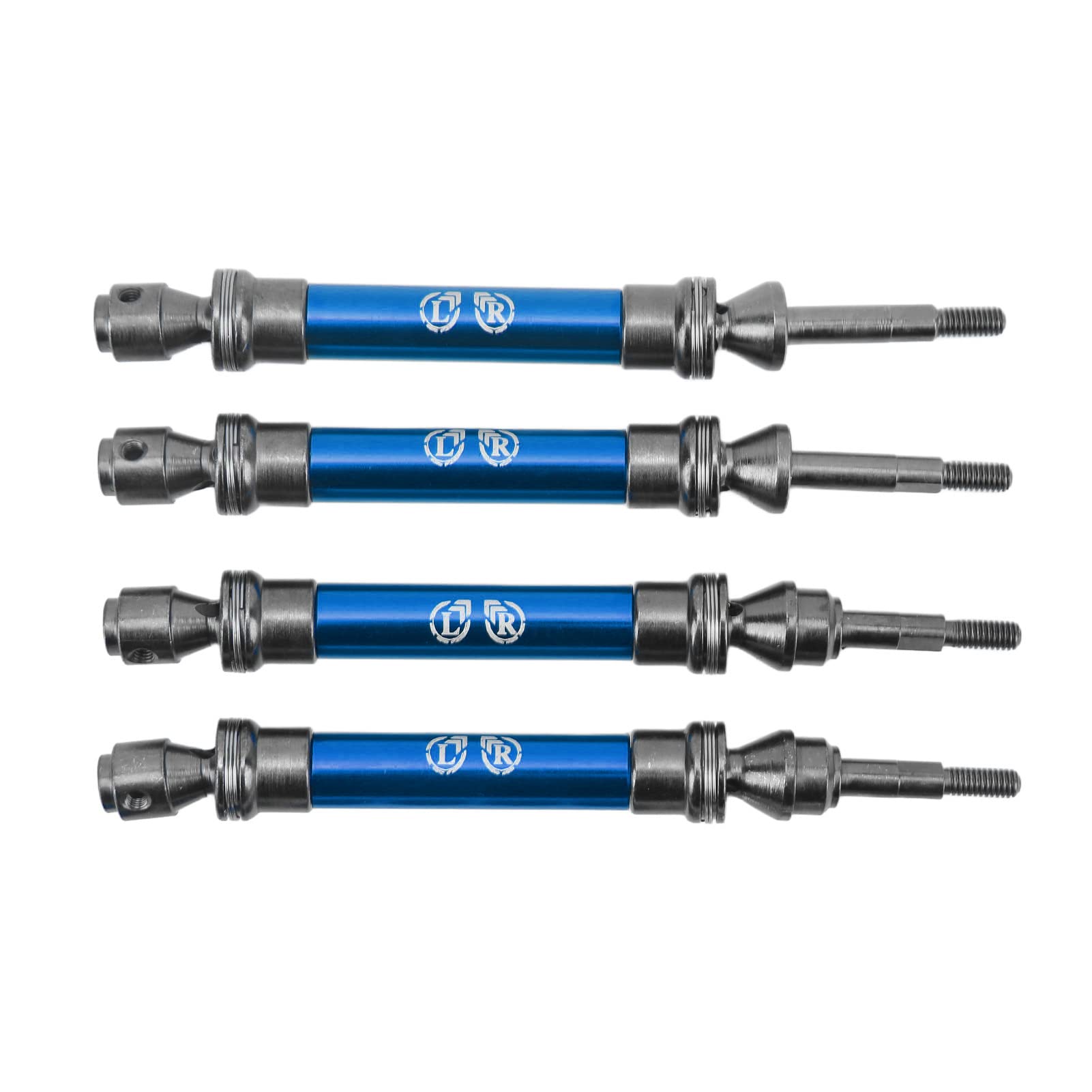 Generic Skrzynia Biegów RC, Metalowy Przedni Tylny Wałek Wałek Napędu część część Stabilna Stajniowa Konstrukcja Dużych Kąt (BLUE)
