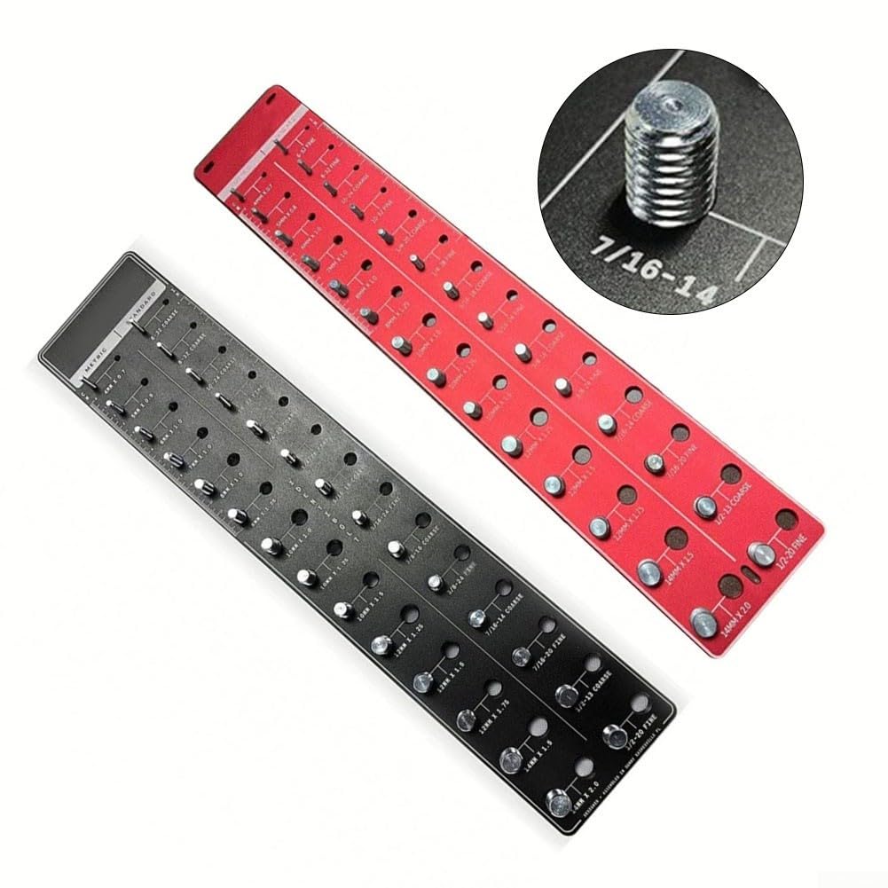 JAUGE DE MESURE De Vis, Boulon D'écrou, Vérificateur De Taille Multifonction EUR 12,23 - FR