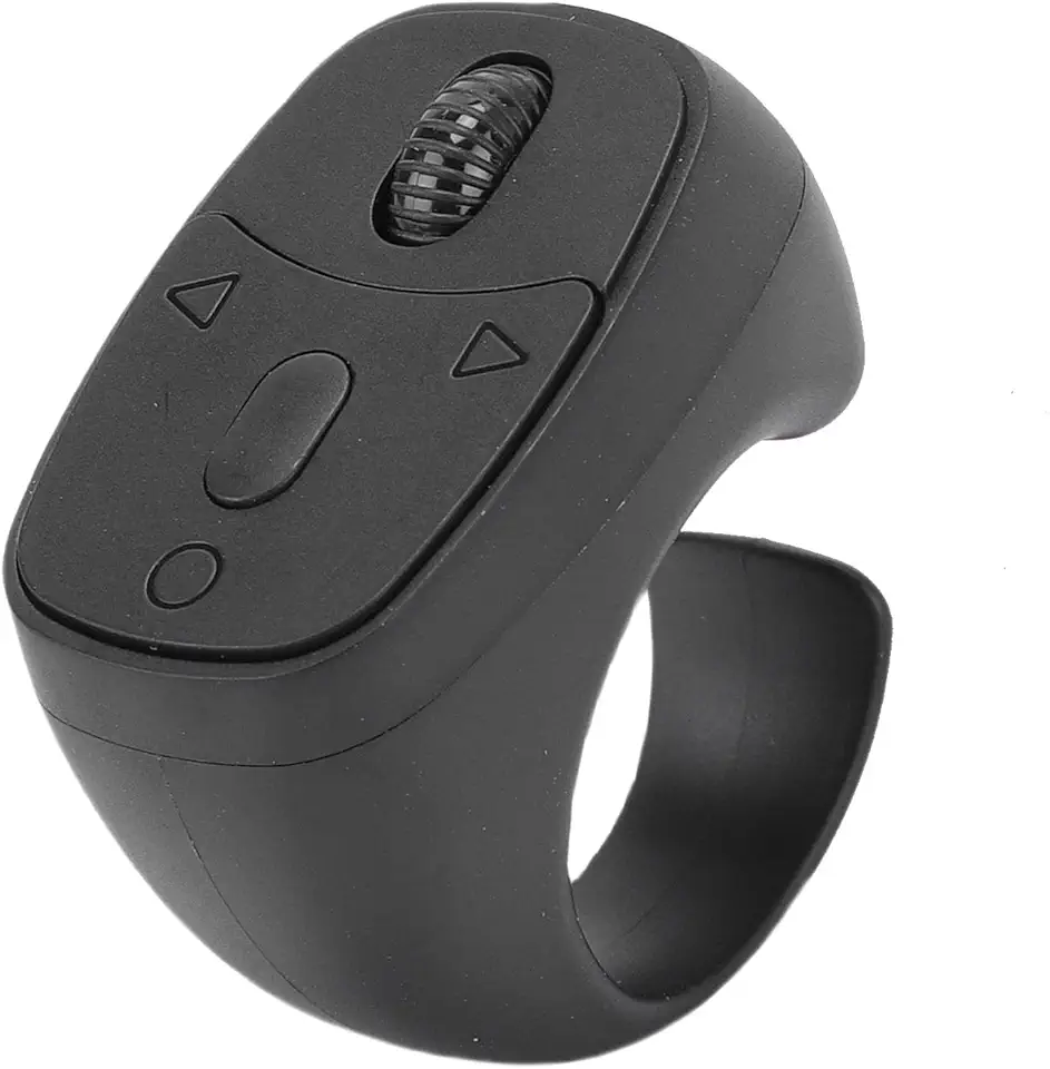 Zopsc Controle Remoto de Rolagem de Vídeo TikTok, Controle Remoto Ergonômico Sem Fio Bluetooth Page Turner Scrolling Ring Camera Shutter para Smartphone Tablet