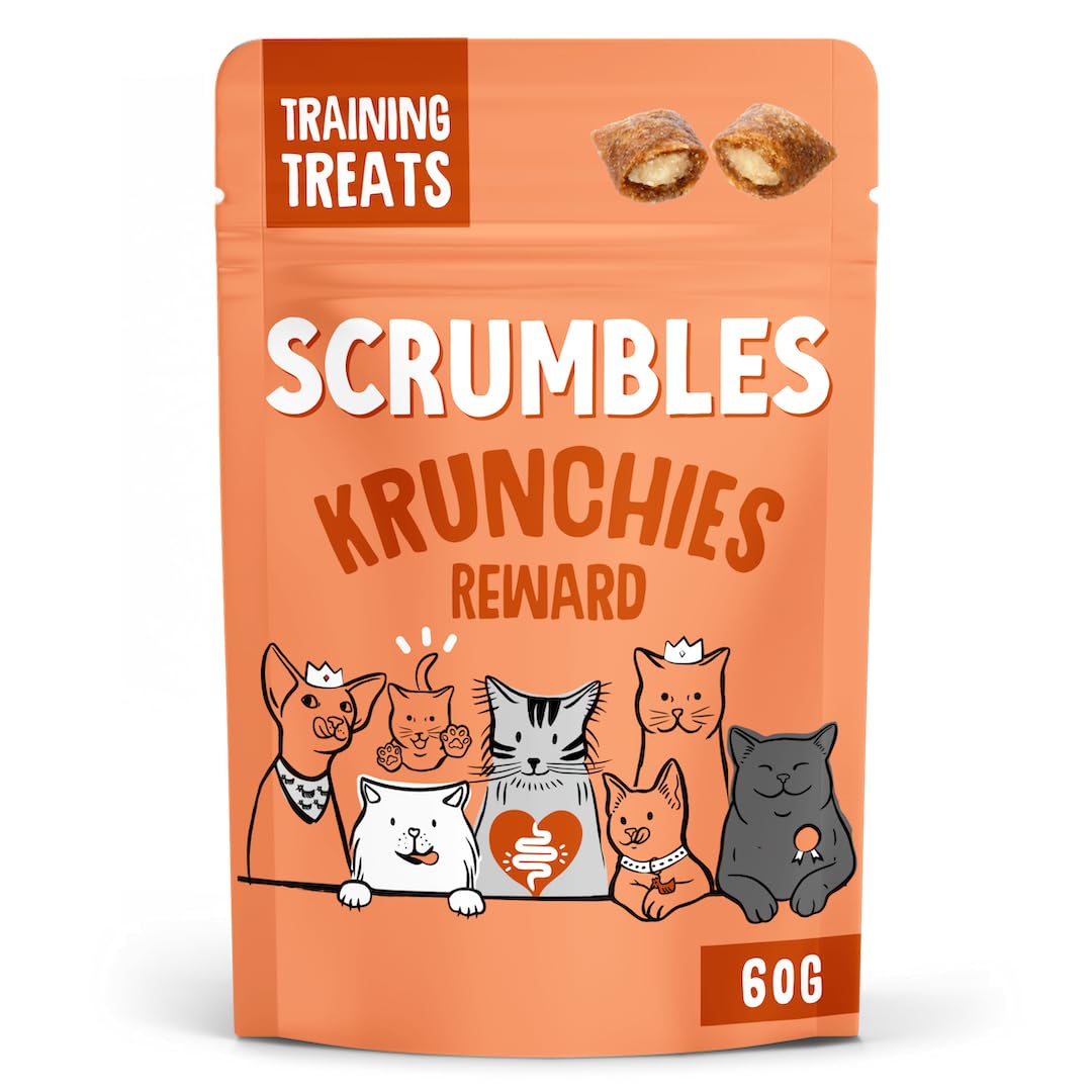 Scrumbles Chicken Krunchies, Pillow Cat Treats, 60g
