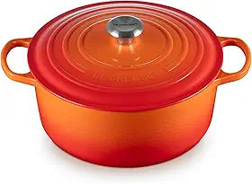 Le Creuset Panela Redonda 28 cm Ferro Fundido Esmaltado Signature Laranja