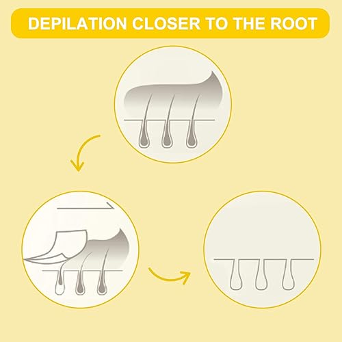 Miniatura 4 de Crema depilatoria, sabor a limón, sin dolor, no irritante para pieles sensibles, 5.07 onzas líquidas, para zonas íntimas, brazos, piernas, axilas,