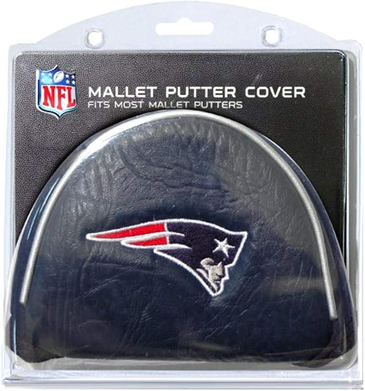 Team Golf NFL New England Patriots - Funda para mazo de golf, funda para palo de golf, se adapta a la mayoría de putters de mazo, Scotty Cameron, Daddy Long Legs, Taylormade, Odyssey, Titleist, Ping, Callaway