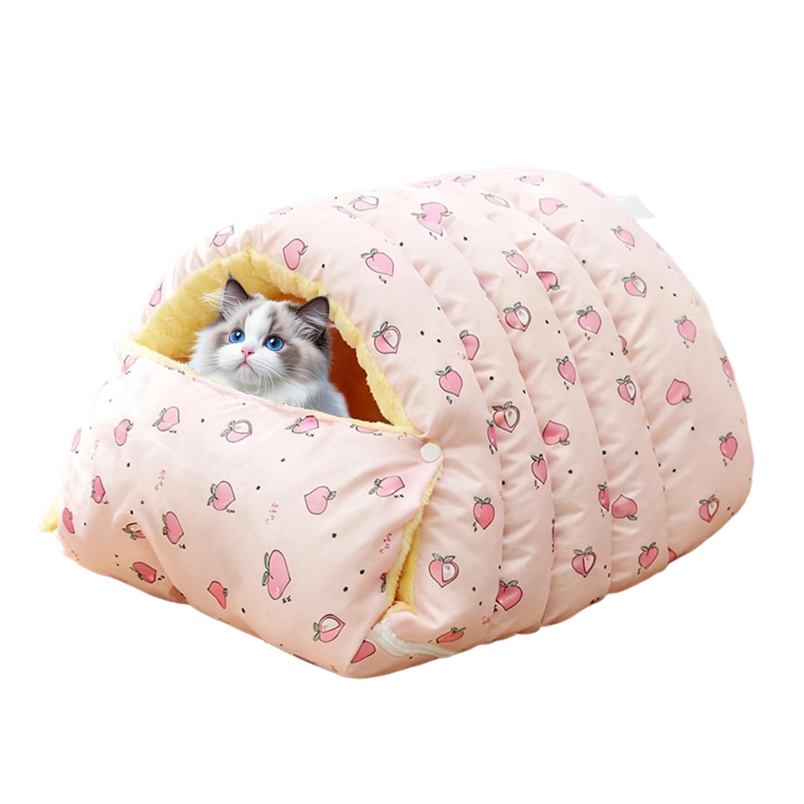 Lit de couchage pour chat lavable et chaud pour chiot en intérieur