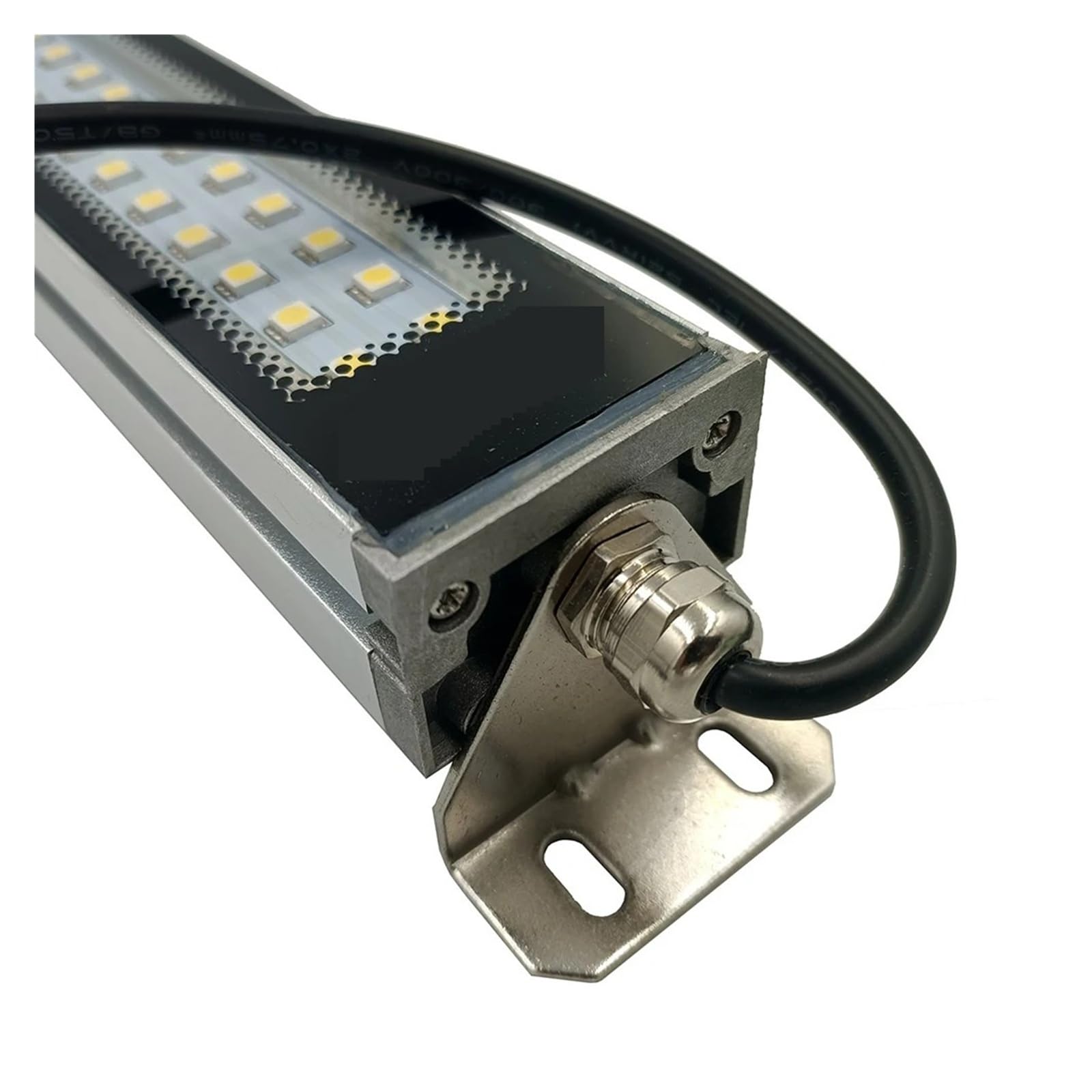 Lampa warsztatowa LED 50 W, przemysłowa lampa robocza do warsztatu warsztatowego oświetlenie stołu warsztatowego maszyna CNC do maszyny do szycia, wiertarki (24-36 V)