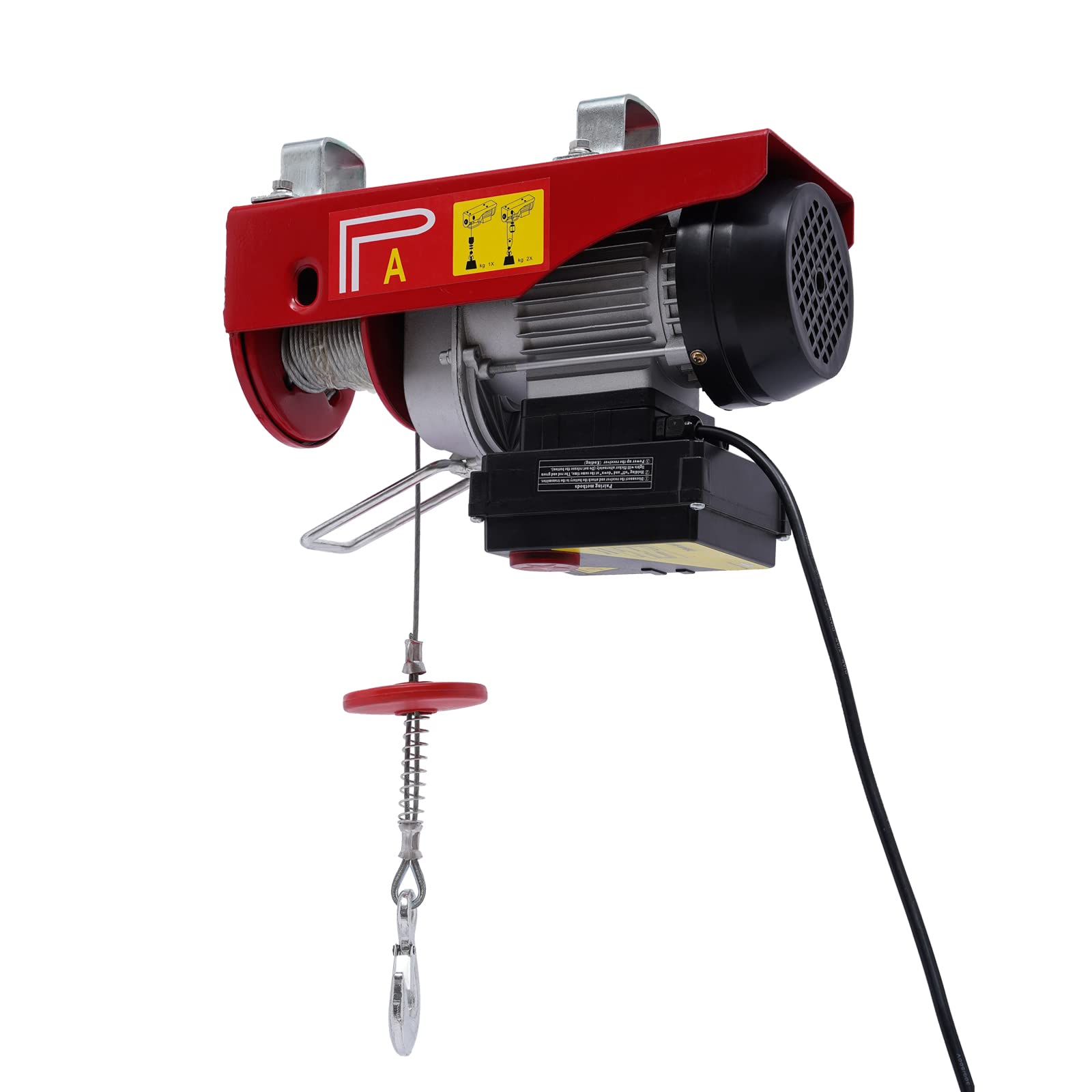 Elektrohebezeug mit Fernbedienung Winde 100-200KG Tragfähigkeit 10m/min elektrische Seilwinde für Seilzug Motorwinde Hebezug Flaschenzug Kran Seilhebezug Flaschenzug Kranwinde