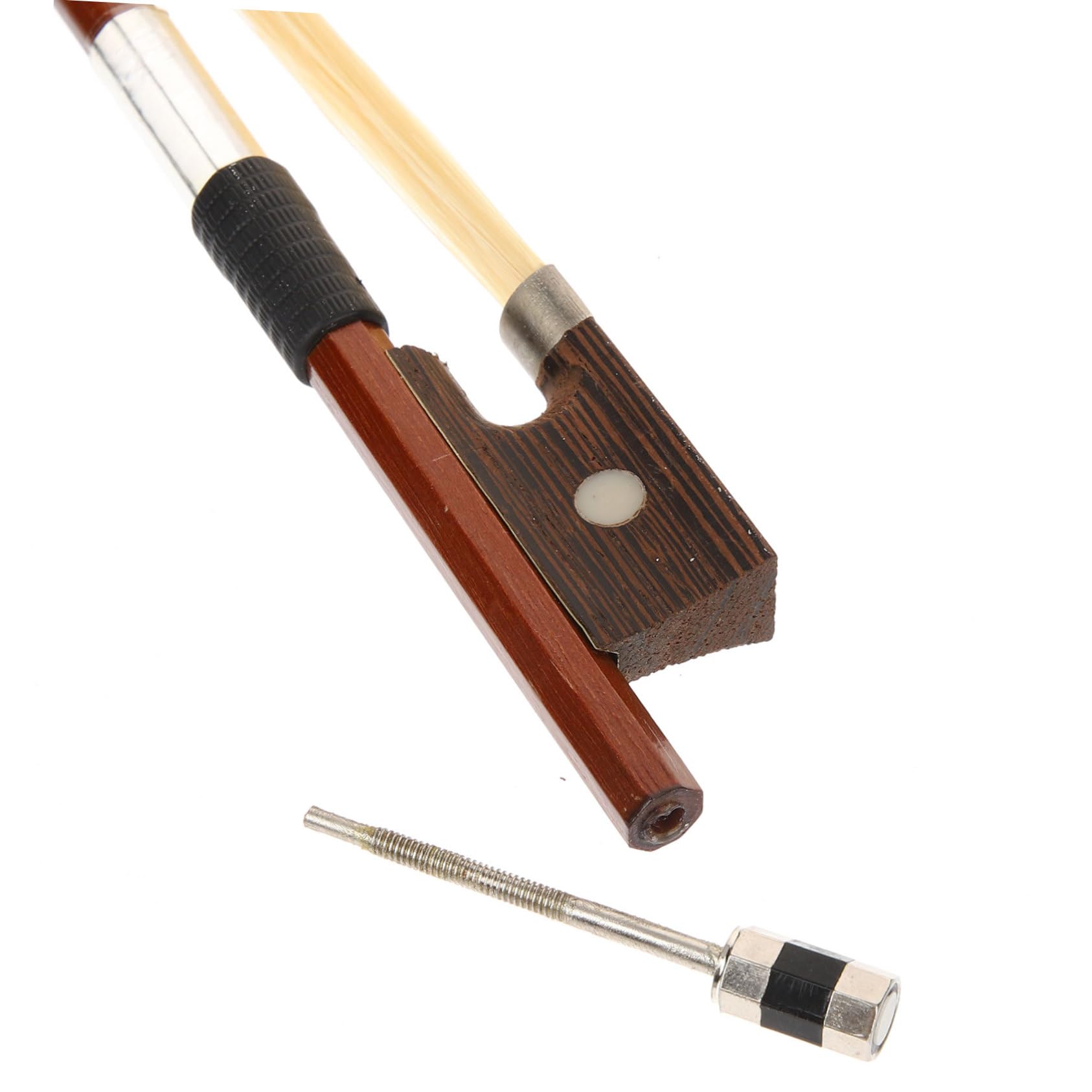 TOYANDONA 4pezzi Violin Bow Per Principianti Legno Con Coda Di Cavallo Naturale Per Pratica e Performance Strumento Musicale Di Qualità Per Studenti
