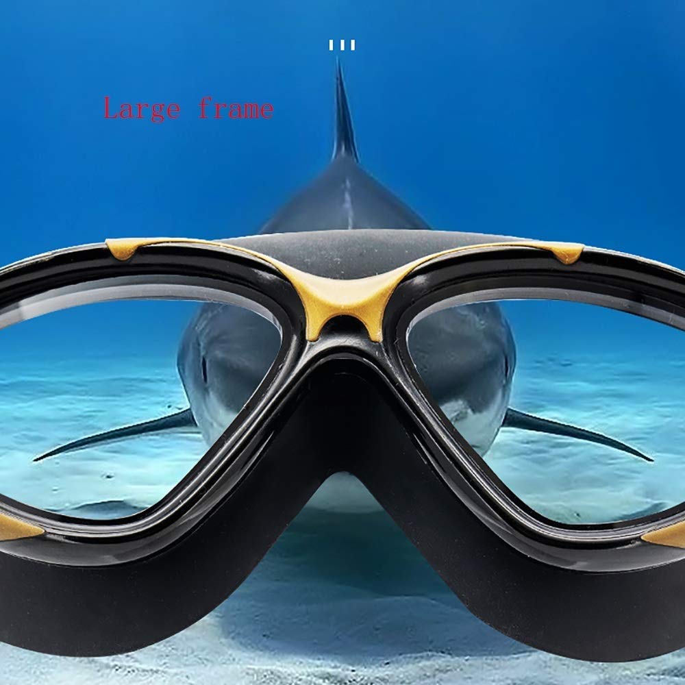 Occhialini da Nuoto, Occhialini da Nuoto Senza Perdite Protezione Antiappannamento Occhialini da Nuoto per Triathlon con Custodia di Protezione Gratuita per Adulti Uomini Donne Giovani Bambini Bambin