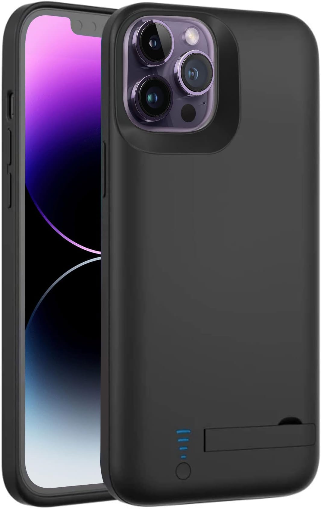 Battery Case for iPhone 14 Pro Max,6000mAh Rechargeable Battery Charging Case for iPhone 14 Pro Max 5G 6.7" External Backup Battery Power Bank Charger Protective Case,Extended Your Battery Life