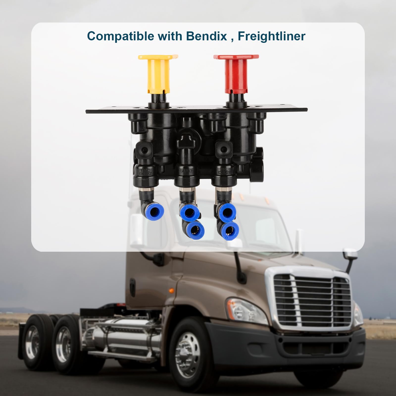 Dash Control Brake Valve Replacement For Freightliner MV3 (Fits Bendix BX801631, 5013293) - View #9