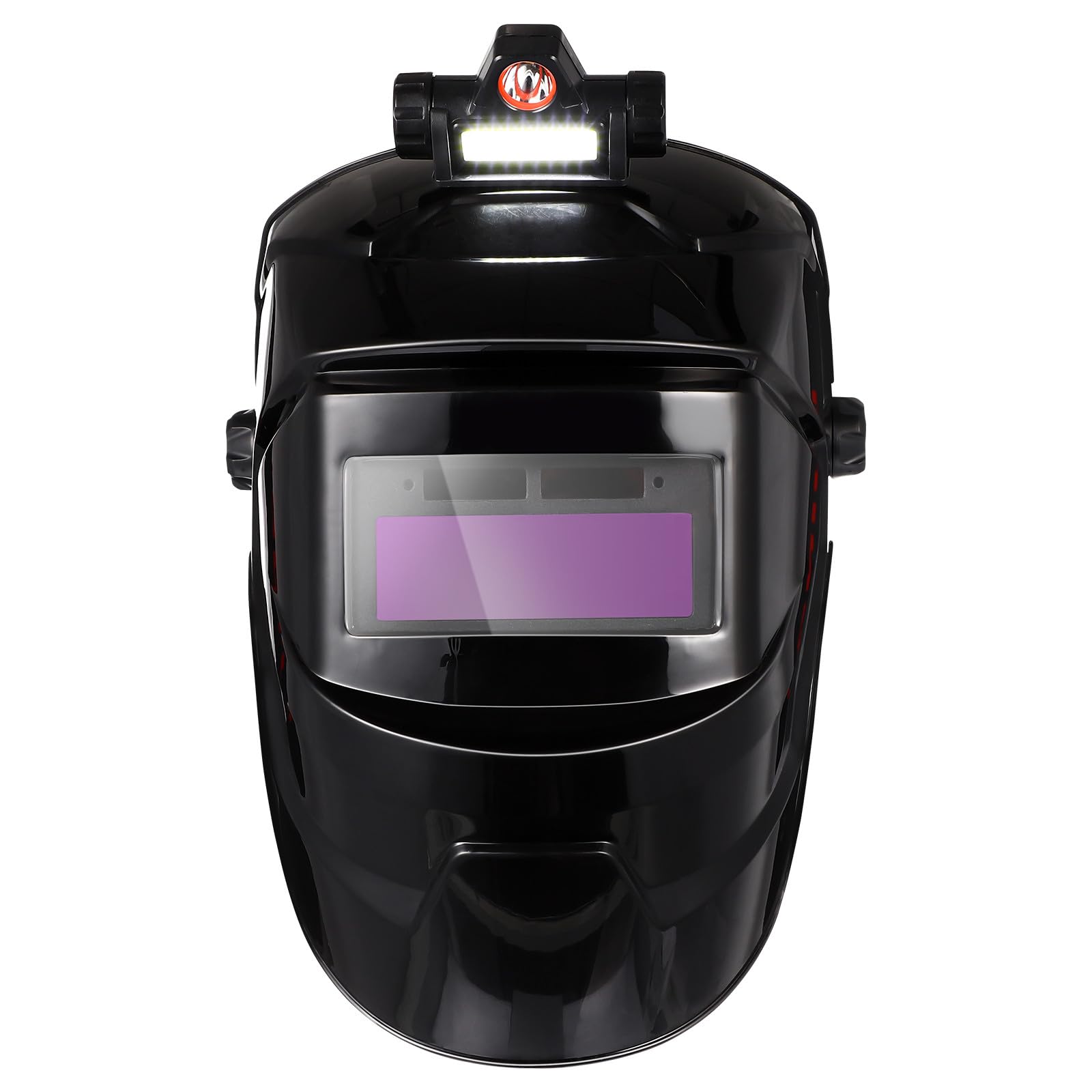 Automatisch Abdunkelnder Schweißhelm und Atmungsaktive Pp Halbschweißerhaube mit Großem Sichtfeld und Solarbetriebenem Sensor Verstellbare Passform für Verschiedene