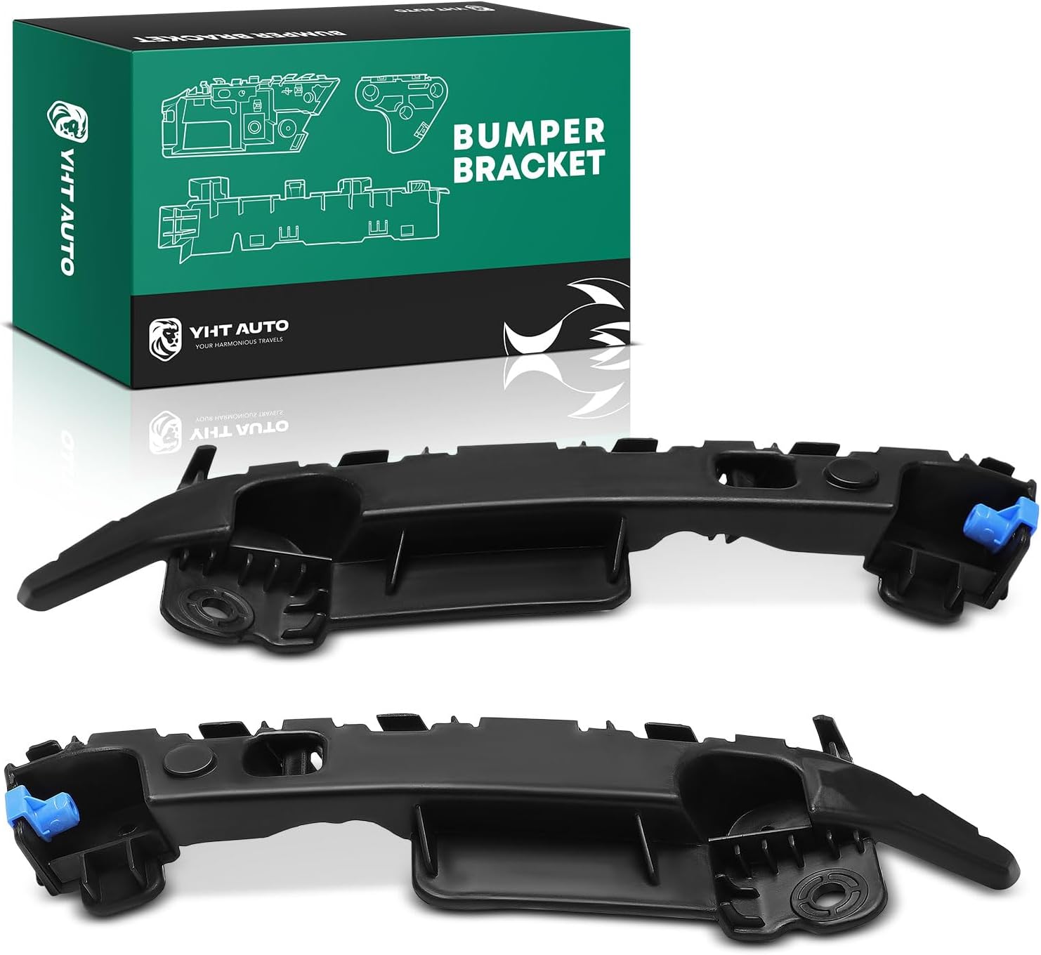 - YHTAUTO Front Driver and Passenger Outer Side Bumper Cover Locating Guide Compatible with Chevrolet Cruze 2011-2015, Cruze Limited 2016, Sedan, Bumper Bracket