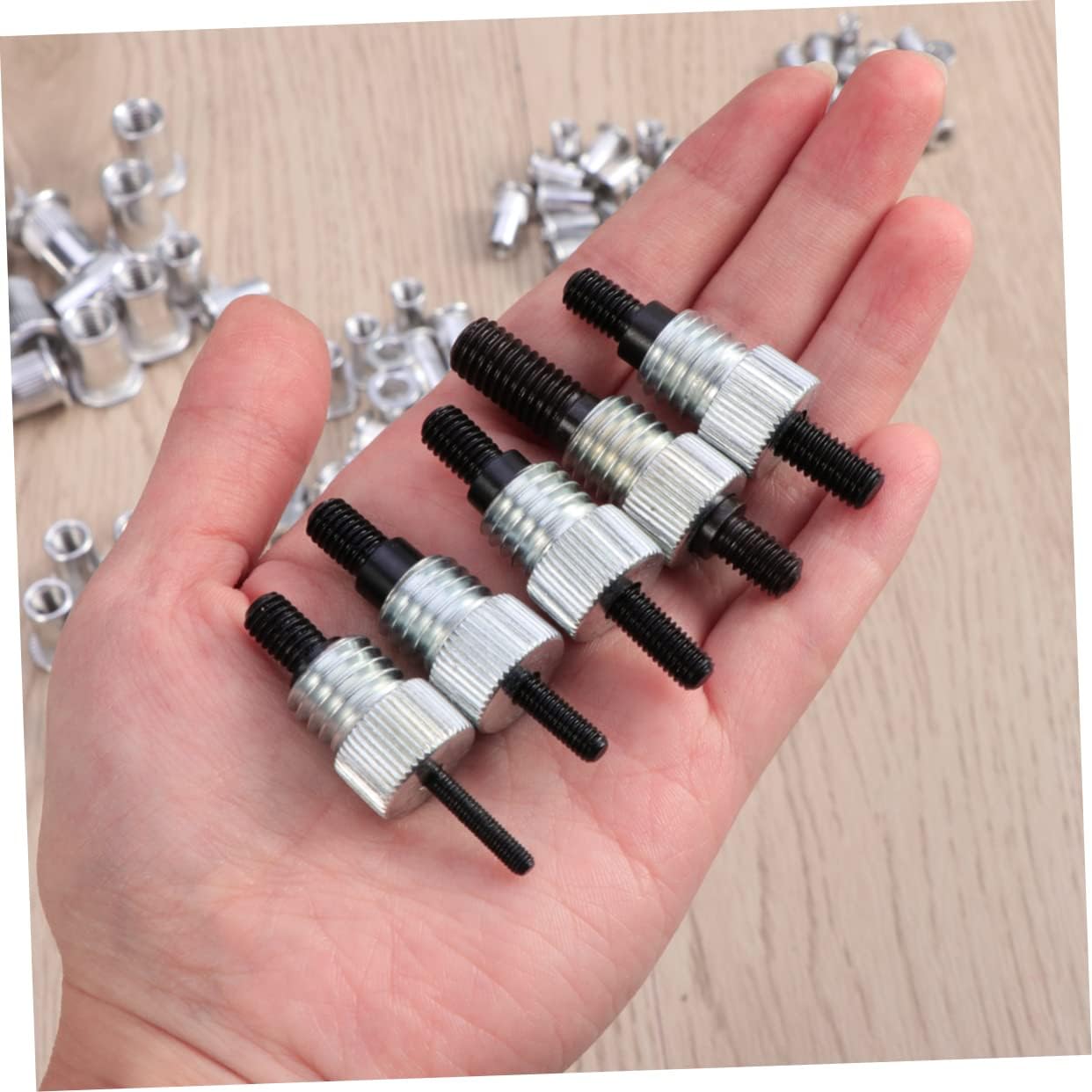 Blind Rivet Nut Tool Threaded Inserts 86pcs Rivet Nut Set for M8 Sizes