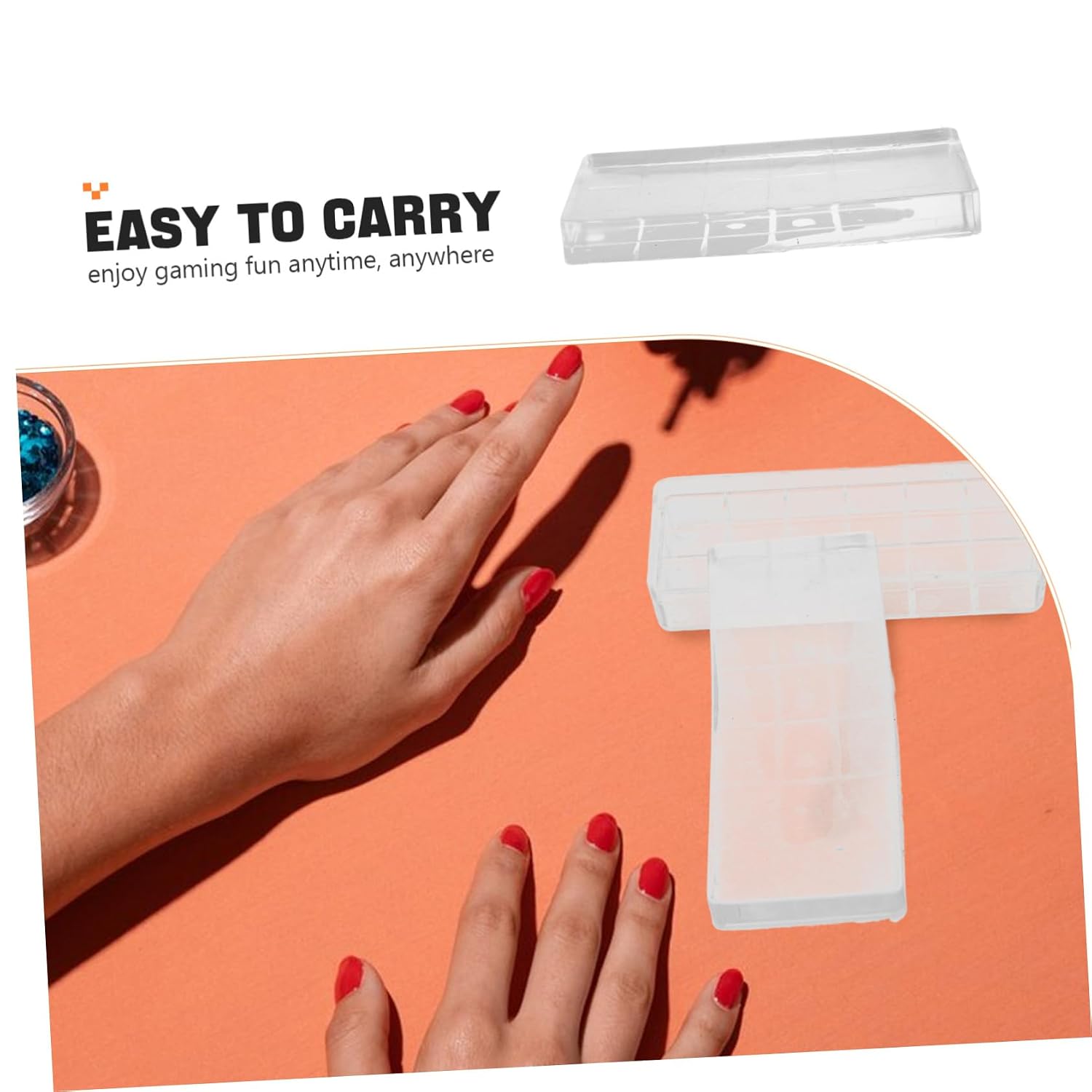 VALICLUD Silicone Nail Stamper for Nail Art Manicure Tool for French Tips and Creative Designs