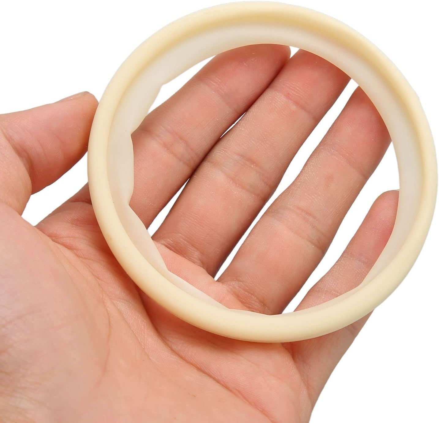 US White Lot de 10 ouvre-bouche jetables en forme de O en caoutchouc pour écarteur de bouche