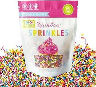 COLOR KITCHEN Rainbow Sprinkles From Nature Rainbow Sprinkles 1 25 oz 35 44 g