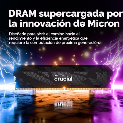 Miniatura 6 de Crucial Pro DDR5 RAM 32 GB Kit (2x16GB), 6400MHz CL32, Memoria de escritorio para overclocking y juegos, Compatible con Intel XMP 3.0 y AMD Expo