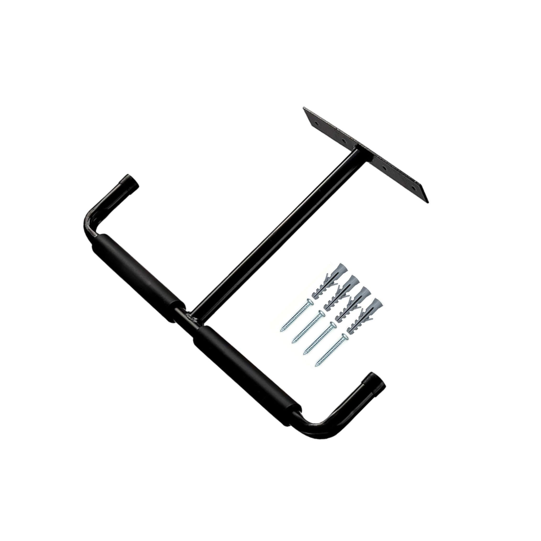 CYDZSRA Overhead Ceiling Hook Heavy Duty Durable PVC Protective Sleeve Utility Hanger Bike And Tool Display Skateboards Utility Hanger Fishing Rod Bike Kayak