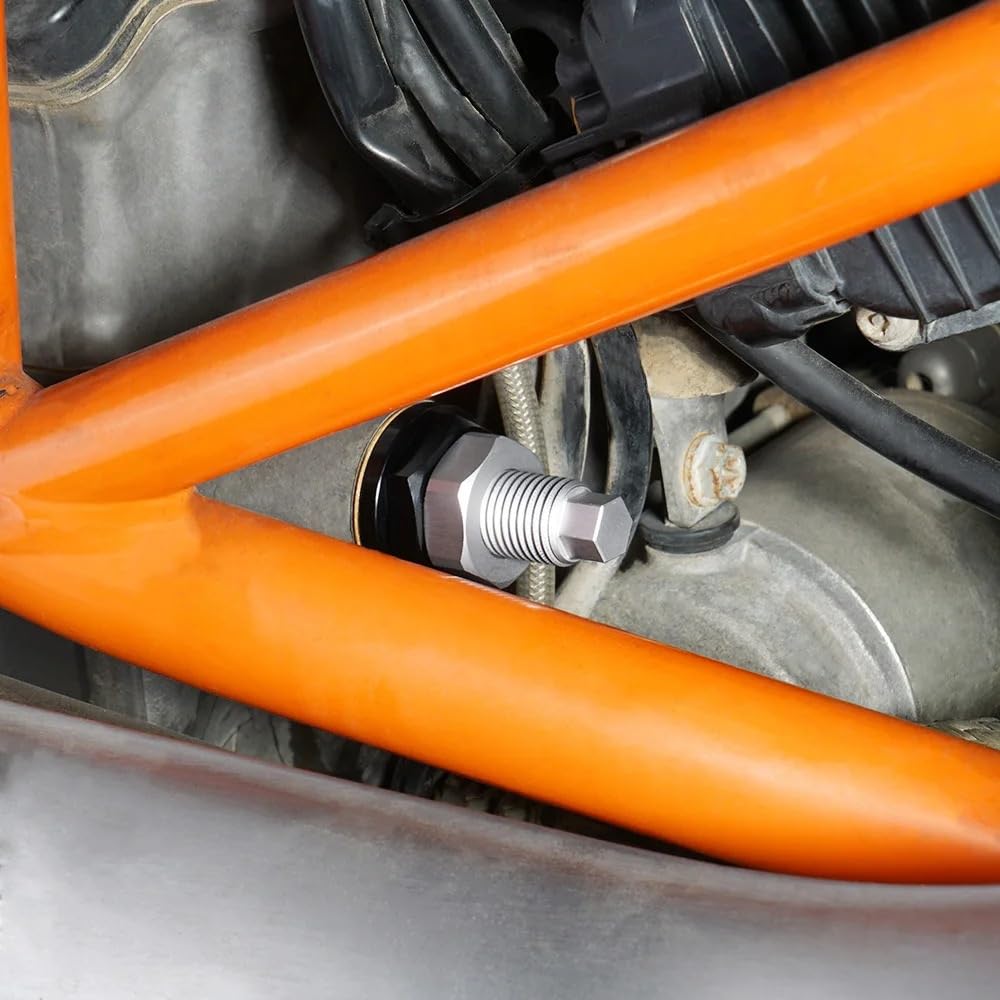 Tendicatena di distribuzione for moto for KTM 690 Enduro 2007-2016 2017 2018 690 Enduro R Bullone di fissaggio del regolatore manuale della catena(Orange)