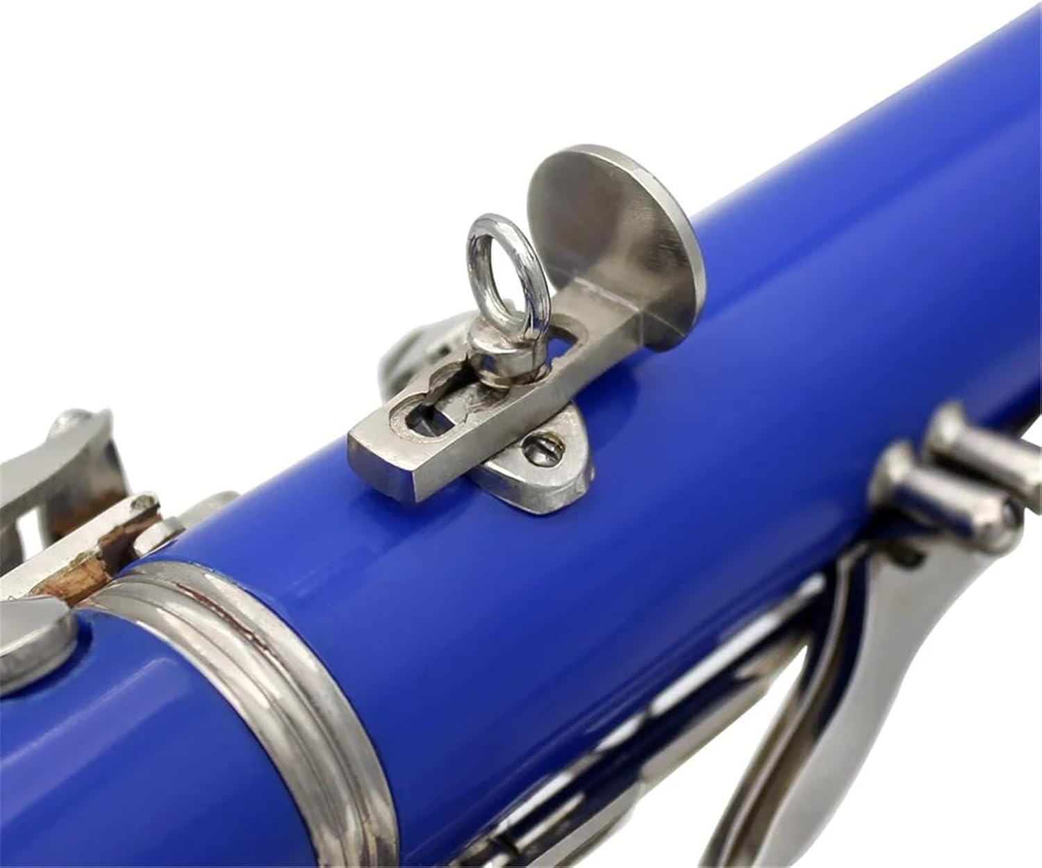 Clarinet Musical Instruments Bb 17 Key 6 Ring Clarinet Portable Black Pipe Bakelite Clarinet Professional Woodwind Instrument(B)