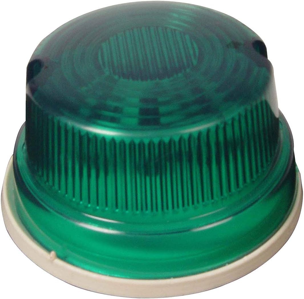 Compatti 2 indicatori Laterali Superiori Verdi con lampadine da 12 V, Adatti per Camion con rimorchio, Pick-up, Camper, roulotte, SUV, furgoni, Veicoli Multipli