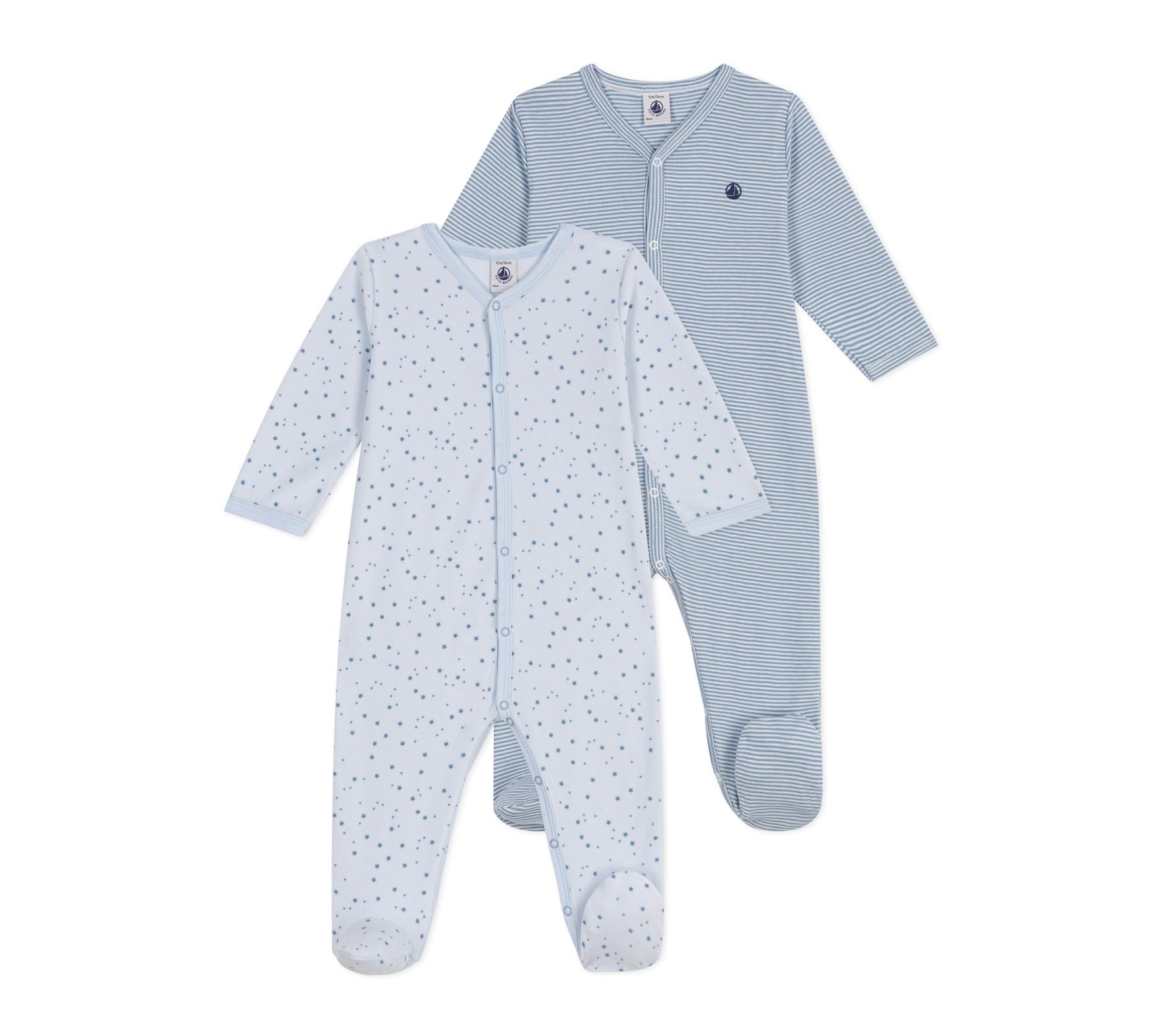 Petit Bateau Lot de Pyjamas bébé en Coton imprimé