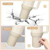 Vista 12 de Botas de silicona para Stanley, protector inferior de copa, accesorios para Stanley Quencher H2.0 FlowState Tumbler 20oz/20oz/30oz/Stanley Adventure