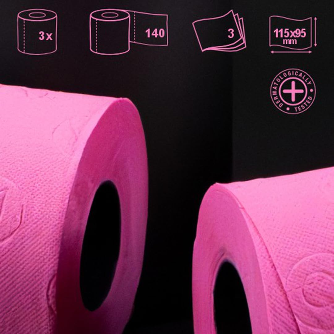 Renova Luxus Aroma & coloreado de 3 rollos de papel higiénico Tube