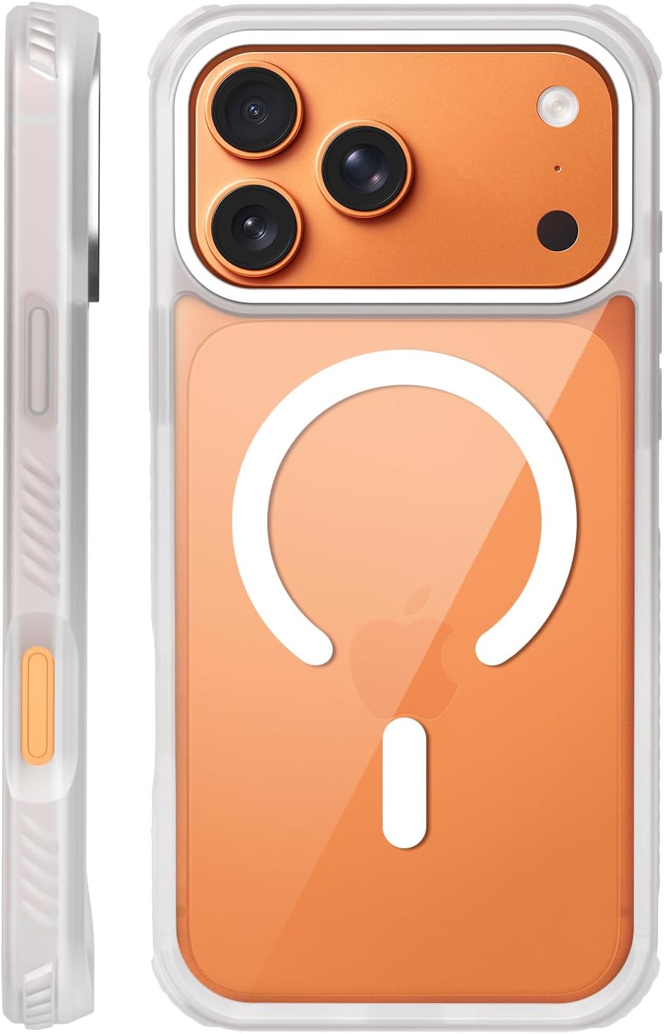 Magnetic for iPhone 17 Pro Max Case, Compatible with MagSafe, Threaded Border Non-S...