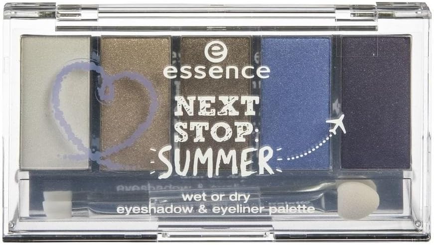Essence Next Stop Summer Wet Or Dry Eyeshadow and Eyeliner Palette - 01 Ready For Take Off
