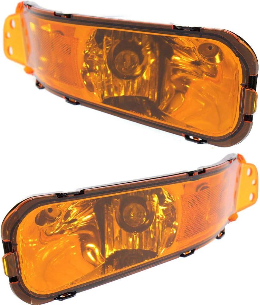 KarParts360: For 2005 2006 2007 2008 2009 FORD MUSTANG Park/Signal/Side Marker Light Assembly Pair Driver and Passenger Side w/Bulbs Replaces FO2520180 FO2521180